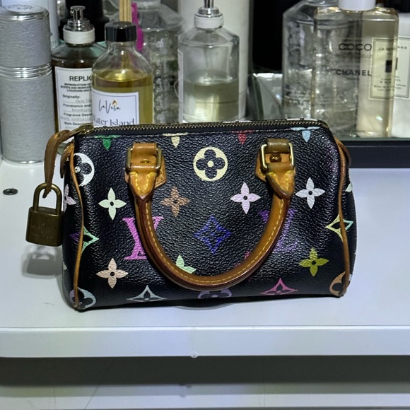 LOUIS VUITTON Multicolored Monogram Nano Mini Speedy HL Bag - Picture 7 of 7